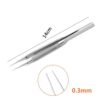 14cm Tweezers Ophthalmic Instruments Titanium Alloy Bend Platform Tweezers Line Tweezers Cosmetic Tweezers Tools