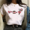 2022 Nutella Print T Shirt Women 90s Harajuku Kawaii Fashion T-shirt Graphic Cute Cartoon Tshirt Korean Style Top Tees Female