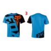 2023 Summer New Fox T-shirt Men's Crew Neck Short Sleeve Racing 3DT Shirt Digital Print Street Harajuku Casual Text Short Sleeve