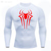Compression Shirt Men's T-Shirt Long Sleeve Black Top Fitness Sunscreen Second Skin Quick Dry Breathable Casual long T-Shirt 4XL