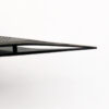 Eye tweezers straight with teeth belly tweezers all black stainless steel cosmetic plastic surgery instruments