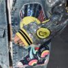 Fashion Oversize Denim Jackets Women Cartoon Sequin Stitching Embroidery Streetwear Hip Hop Vintage Outerwear Джинсовая куртка