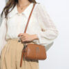 Genuine Leather Shoulder Handbags Designer Clutches Handbag Solid Color Classic Small Zipper for Travel Shopping for Dating Work