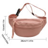 Ladies Canvas Crossbody Bags Solid Color Women Sling Waist Pack Tendance 2023 Women's Chest Bag Waterproof Hiking Bag Handbags