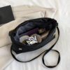 Large Capacity Crossbody Square Bags Casual Chain Women Underarm Bags Fashion Quilted All-match Winter Simple for Girls Shopping