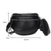 Multi-pocket Crossbody Bag Ladies Shoulder Bags PU Leather Funny Pack Bum Bag Mini Purse Adjustable Shopping Shoulder Bags Purse