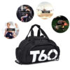Oxford Dry Wet Separation Bags Large Capacity Sports Backpack with Shoe Compartment Multifunctional Wear-resistant for Men Women