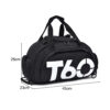 Oxford Dry Wet Separation Bags Large Capacity Sports Backpack with Shoe Compartment Multifunctional Wear-resistant for Men Women