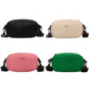 Simple Shoulder Bag Small Square Leather Camera Phone Packet Solid Color Vintage Crossbody Bag Multi-function for Leisure Travel