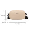 Simple Shoulder Bag Small Square Leather Camera Phone Packet Solid Color Vintage Crossbody Bag Multi-function for Leisure Travel