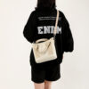 Small Canvas Crossbody Bags for Female Mini Top-handle Bucket Handbags Fashion Mommy Bags Women Shoulder Bags Shopping Totes