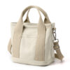 Small Canvas Crossbody Bags for Female Mini Top-handle Bucket Handbags Fashion Mommy Bags Women Shoulder Bags Shopping Totes