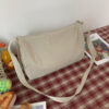 Women Shoulder Bag Casual Fashion Ladies Handbags Simple Nylon Solid Color Large Capacity Portable Leisure Travel Bag