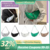 Women Underarm Bag Cool Style Y2K Gothic Shoulder Bags Trendy Punk Spicy Girl Tote Rock Girls Chain Korean Fashion Handbags