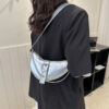 Women Underarm Bag Cool Style Y2K Gothic Shoulder Bags Trendy Punk Spicy Girl Tote Rock Girls Chain Korean Fashion Handbags
