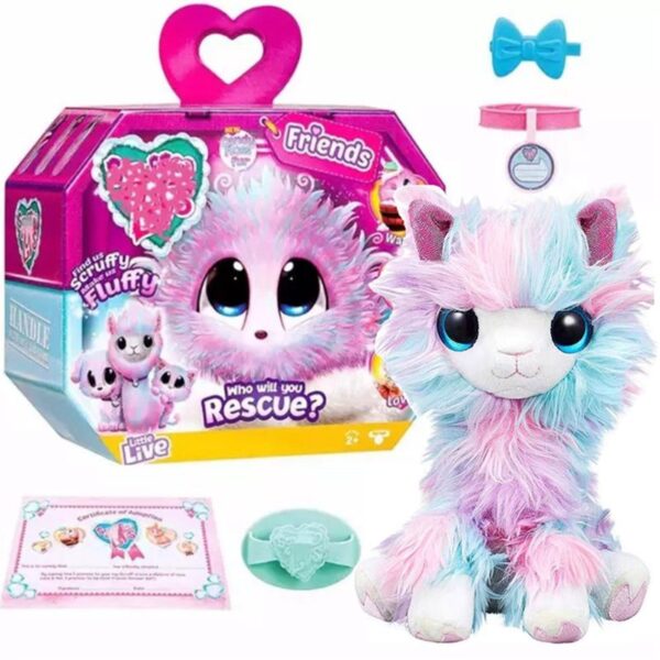 2022 New Scruff A Luvsing Family Plush Toys Little Live Pets Alpaca Bear Unicorn Plush Dolls 1