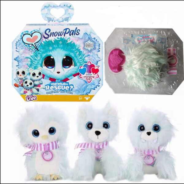 2022 New Scruff A Luvsing Family Plush Toys Little Live Pets Alpaca Bear Unicorn Plush Dolls 3