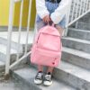 2024 Backpack women's new Chao Joker fashion backpack Korean version of large-capacity student bag leisure travel