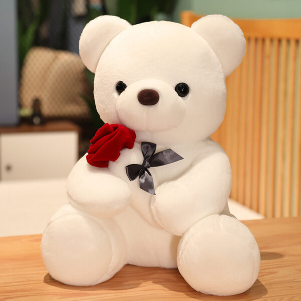 23 45cm Huge Cute Rose Bear Doll Plush Toy Hug Bear Doll Children S Birthday Pillow