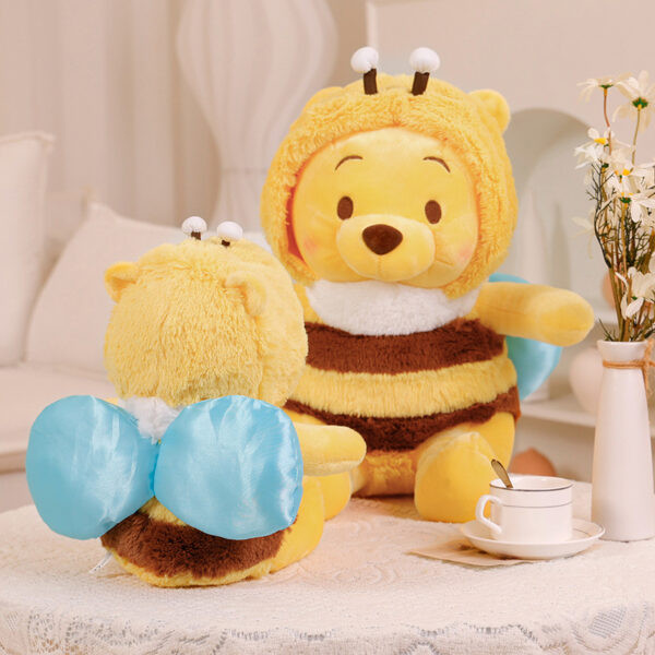 25 35 50cm Cartoon Disney Bee Winnie The Pooh Plush Toy Pillow Kawaii Anime Bear Stuffed 3