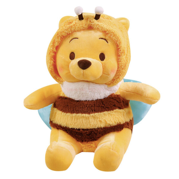 25 35 50cm Cartoon Disney Bee Winnie The Pooh Plush Toy Pillow Kawaii Anime Bear Stuffed 4