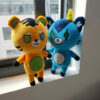 25cm Funneh Plush Toy Its The Krew Merch Teddy Bear Cartoon Stuffed Animals Soft Plushie Doll 2