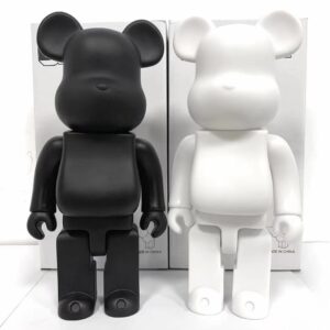 28cm 400 Bearbrick Bear Brick Action Figures Diy Paint Bear Brick Toys Violent Bear Ornaments Home