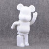 28cm 400 Bearbrick Bear Brick Action Figures Diy Paint Bear Brick Toys Violent Bear Ornaments Home 4