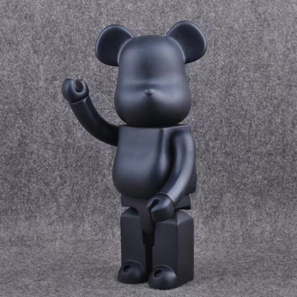 28cm 400 Bearbrick Bear Brick Action Figures Diy Paint Bear Brick Toys Violent Bear Ornaments Home 5