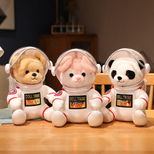 30cm Space Teddy Bear Astronaut Plush Stuffed Toys Backpack Gift Box Decor Children S School Bag 3