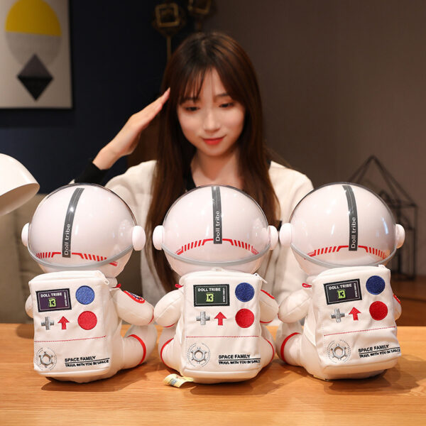 30cm Space Teddy Bear Astronaut Plush Stuffed Toys Backpack Gift Box Decor Children S School Bag 5