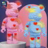 3470pcs Bearbrick Microparticles Love Bear Nano Building Blocks Moc Mini Animals Model Micro Diamond Bricks Toys