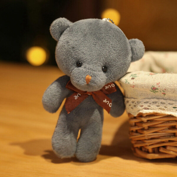 5 50pcs Lot Teddy Bears Stuffed Plush Toy Mini Bear Doll Toy Keychain Bag Pendant Wedding 4