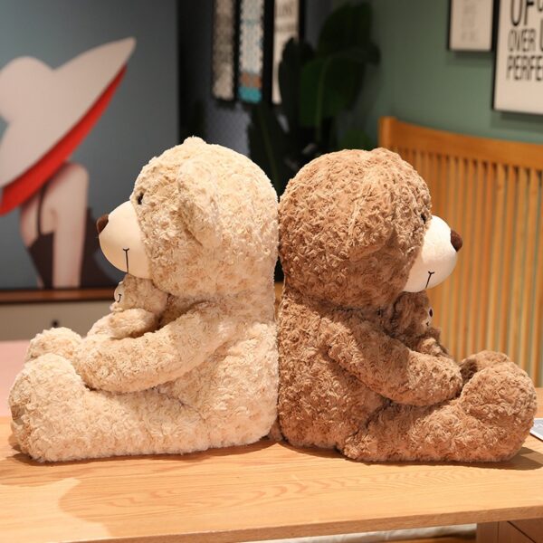 50 90cm Big Teddy Bear Plush Doll Pillow Funny Mother Bear Toy Stuffed Soft Animal For 3