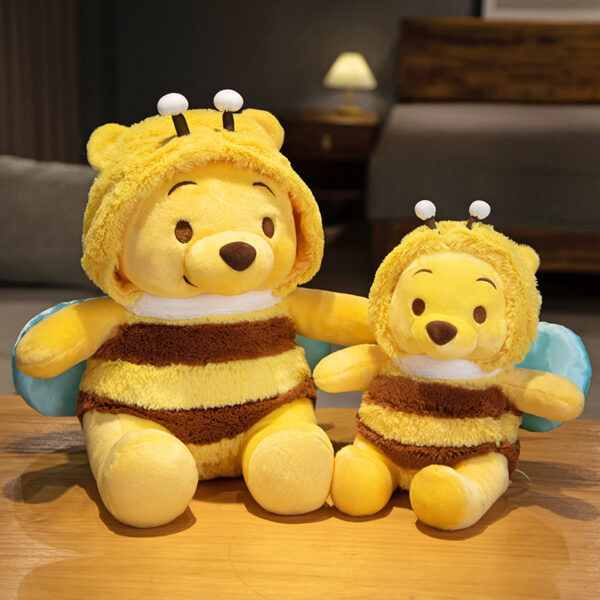 50cm Genuine Disney Bee Winnie The Pooh Plush Toys Pillow Kawaii Anime Bear Stuffed Doll Toys 1