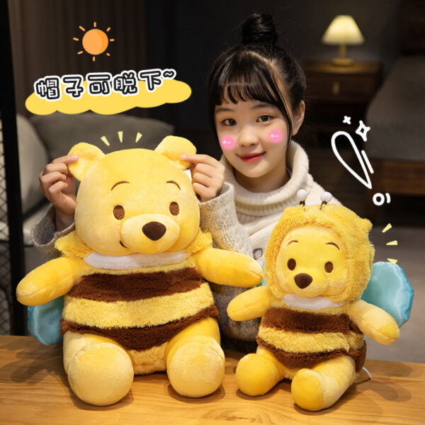 50cm Genuine Disney Bee Winnie The Pooh Plush Toys Pillow Kawaii Anime Bear Stuffed Doll Toys 2
