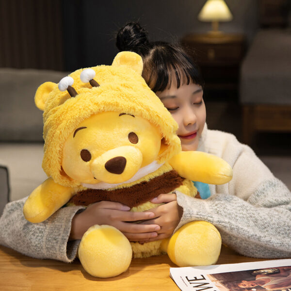 50cm Genuine Disney Bee Winnie The Pooh Plush Toys Pillow Kawaii Anime Bear Stuffed Doll Toys 3