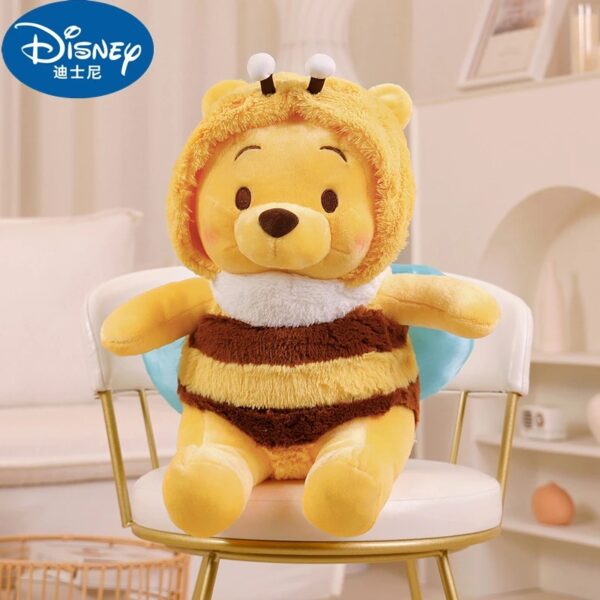 50cm Genuine Disney Bee Winnie The Pooh Plush Toys Pillow Kawaii Anime Bear Stuffed Doll Toys