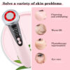 5in1 Face Massager RF Microcurrent Mesotherapy Electroporation LED Skin Rejuvenation Remover Wrinkle Lifting Beauty Tool