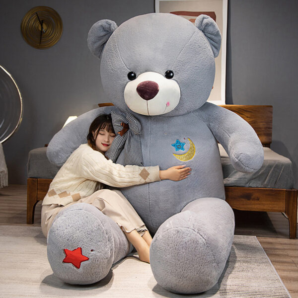 60 100cm Big Star Moon Teddy Bear Plush Toy Giant Stuffed Animals Birthday Valentines Day Gift 1