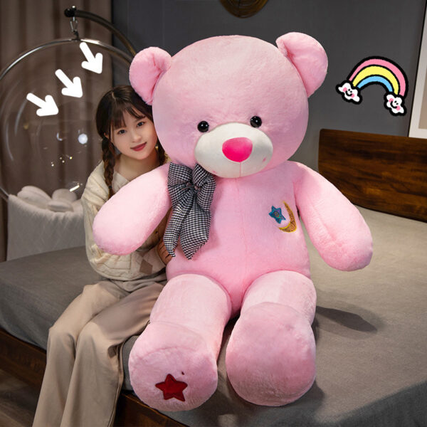 60 100cm Big Star Moon Teddy Bear Plush Toy Giant Stuffed Animals Birthday Valentines Day Gift 5