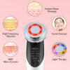 7in1 RF&EMS Face Massager Lifting Beauty LED Face Skin 3 Colors LED Facial Neck Massager Photon Therapy Heating Wrinkle Removal