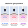7in1 RF&EMS Face Massager Lifting Beauty LED Face Skin 3 Colors LED Facial Neck Massager Photon Therapy Heating Wrinkle Removal