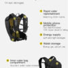 AONIJIE C9111 30L Gray Blue Green Sports Running Off-Road Backpack Daypack Travel Bag for Trekking Climbing Camping 2L 500/600ML