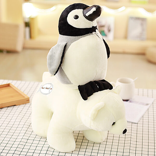 Antarctic Arctic Creatures Penguin And Polar Bear Doll Plush Baby Toy Stuffed Animal Doll Kids Friends 2