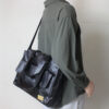 Capacity Men's Large Single Shoulder Bag Solid Color Simple Soft Leather Male Handbag Retro Classic Textured Messenger
