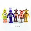 Cartoon Toy Kawaii Action Pvc Anime Figure Fnaf Freddy Fazbear Bear Model Freddy Dolls For Kids 3