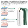 CkeyiN 105ml Portable Nano Sprayer High Pressure Oxygen Injection Instrument Air Compressor Airbrush Beauty Skin Care Water Gun