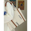 Classical Design Casual Letters Canvas Bags for Women Designer Handbags Large Tote Shoulder Crossbody Bag Lady Big Shopper Bag