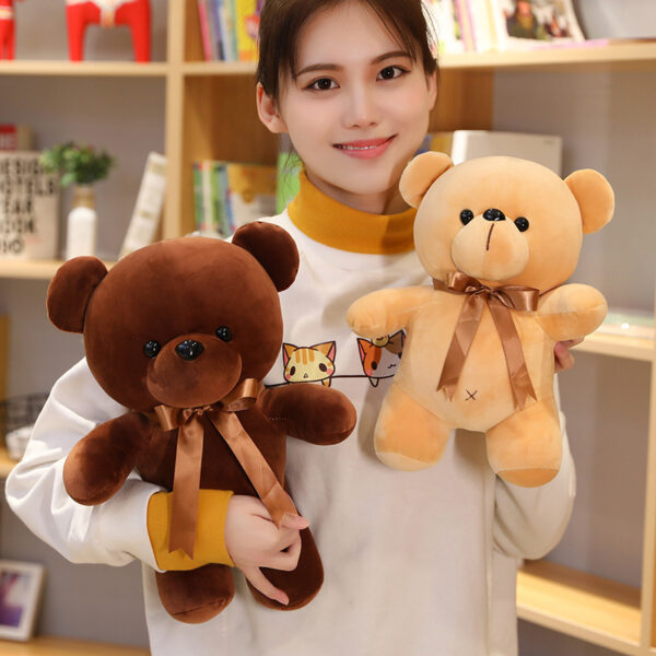 Colorful Teddy Bear Stuffed Plush Toys Kawaii Little Plush Toys For Girls Kids Baby Cuddly Doll 4